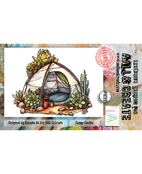 AALL and Create Clear Stamp Set A6 Camp Cactus (AALL-TP-1089)* AALL and Create Clear Stamp Set A6 Camp Cactus (AALL-TP-1089)*