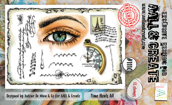 AALL and Create Clear Stamp Set A6 Time Heals All (AALL-TP-1110) AALL and Create Clear Stamp Set A6 Time Heals All (AALL-TP-1110)