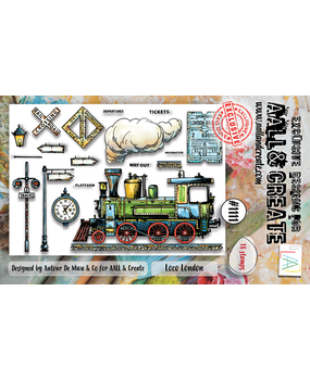 AALL and Create Clear Stamp Set A6 Loco London (AALL-TP-1111) AALL and Create Clear Stamp Set A6 Loco London (AALL-TP-1111)