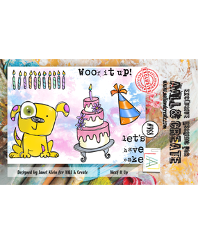 AALL and Create Clear Stamp Set A7 Woof It Up (AALL-TP-968)