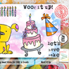 AALL and Create Clear Stamp Set A7 Woof It Up (AALL-TP-968) AALL and Create Clear Stamp Set A7 Woof It Up (AALL-TP-968)