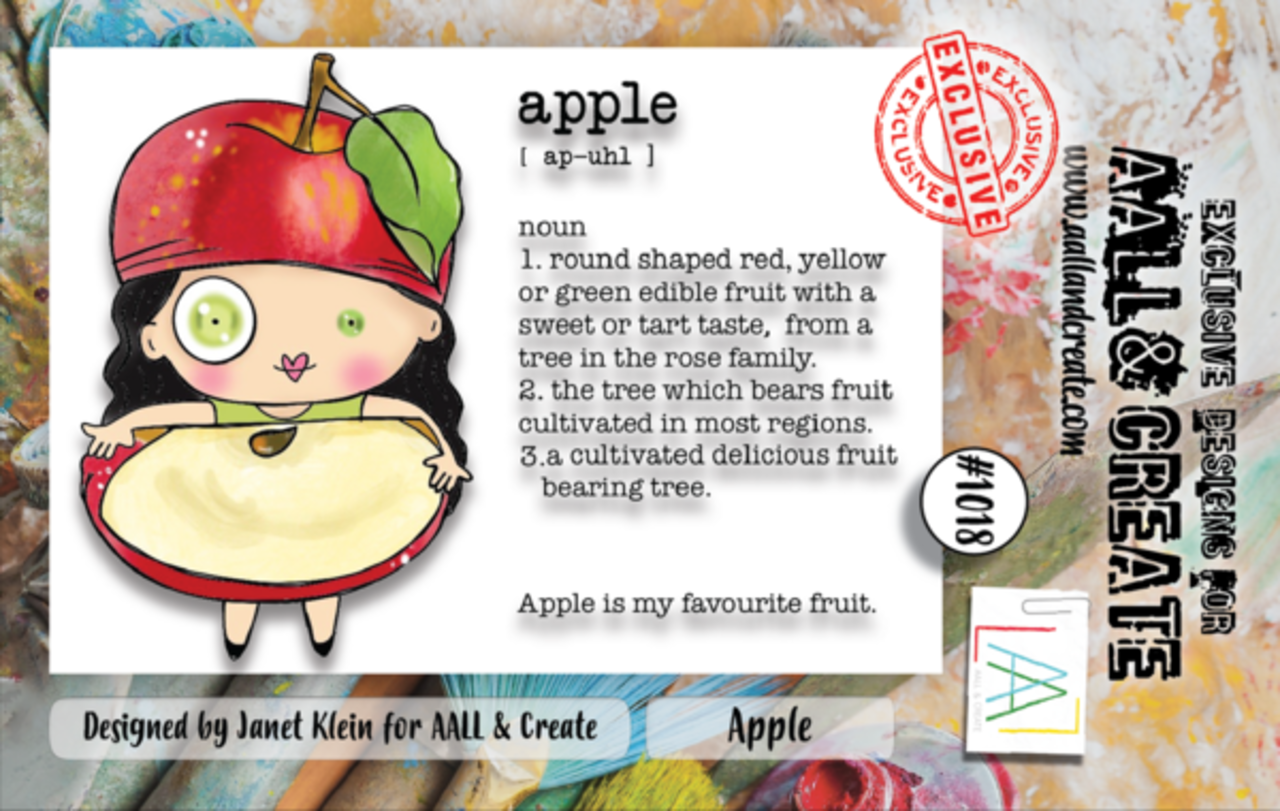 AALL and Create Clear Stamp Set A7 Apple (AALL-TP-1018) AALL and Create Clear Stamp Set A7 Apple (AALL-TP-1018)