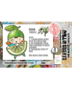 AALL and Create Clear Stamp Set A7 Lime (AALL-TP-1022)