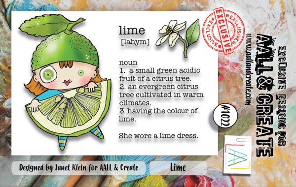 AALL and Create Clear Stamp Set A7 Lime (AALL-TP-1022) AALL and Create Clear Stamp Set A7 Lime (AALL-TP-1022)