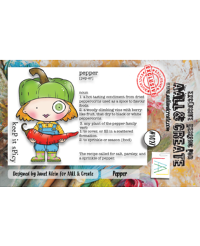 AALL and Create Clear Stamp Set A7 Pepper (AALL-TP-1027)*