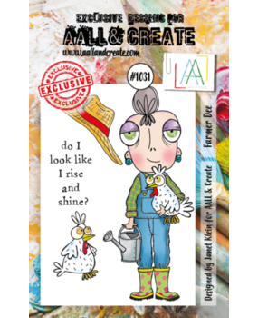 AALL and Create Clear Stamp Set A7 Farmer Dee (AALL-TP-1031)