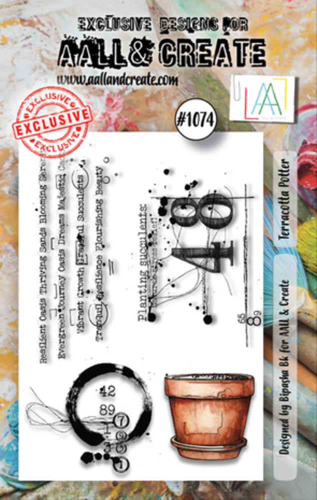 AALL and Create Clear Stamp Set A7 Terracotta Potter (AALL-TP-1074) AALL and Create Clear Stamp Set A7 Terracotta Potter (AALL-TP-1074)