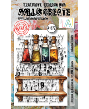 AALL and Create Clear Stamp Set A7 Enchanted Elixirs (AALL-TP-1079)