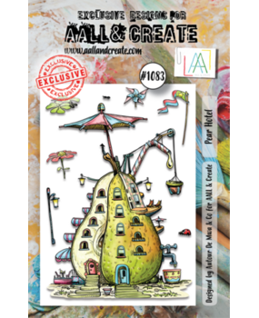 AALL and Create Clear Stamp Set A7 Pear Hotel (AALL-TP-1083)*