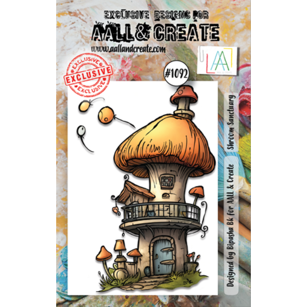 AALL and Create Clear Stamp Set A7 Shroom Sanctuary (AALL-TP-1092 ...