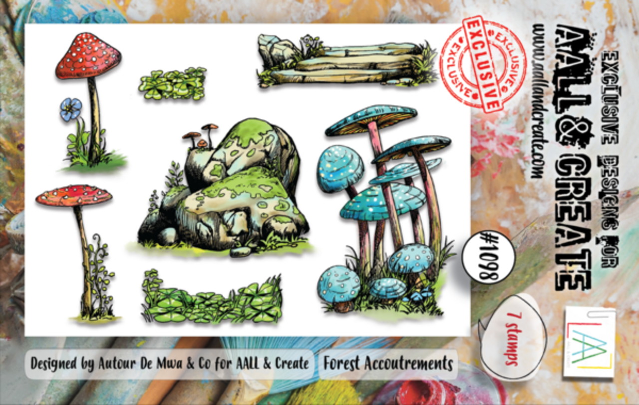 AALL and Create Clear Stamp Set A7 Forest Accoutrements (AALL-TP-1098) AALL and Create Clear Stamp Set A7 Forest Accoutrements (AALL-TP-1098)