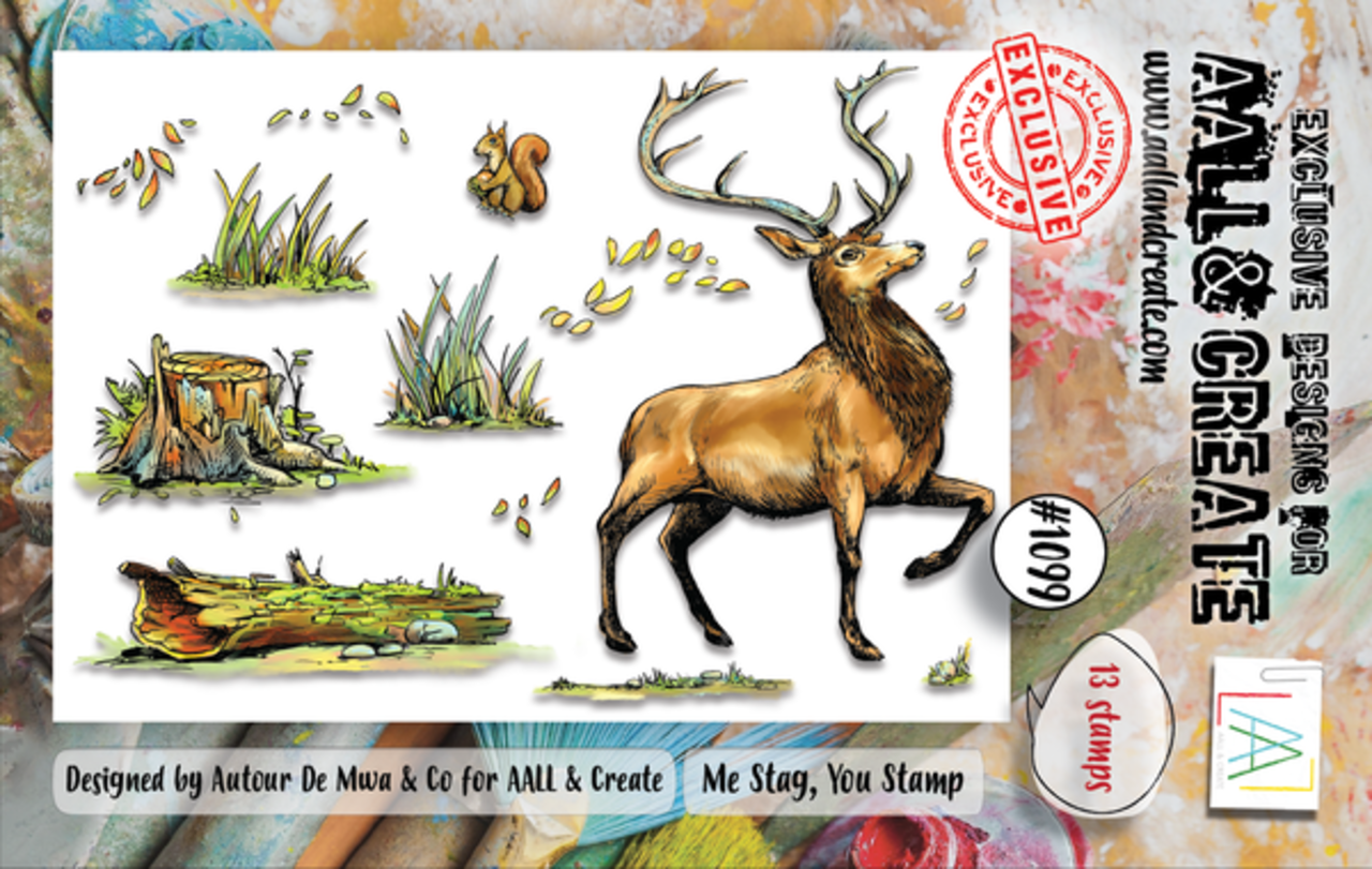 AALL and Create Clear Stamp Set A7 Me Stag You (AALL-TP-1099) AALL and Create Clear Stamp Set A7 Me Stag You (AALL-TP-1099)