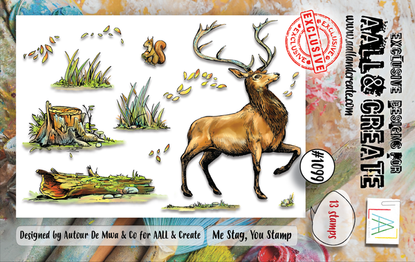 AALL and Create Clear Stamp Set A7 Me Stag You (AALL-TP-1099) AALL and Create Clear Stamp Set A7 Me Stag You (AALL-TP-1099)