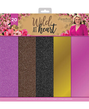 Crafter's Companion Wild at Heart 12x12 Inch Luxury Glitter & Mirror Card Pack (SIG-WAH-LGM) Crafter's Companion Wild at Heart 12x12 Inch Luxury Glitter & Mirror Card Pack (SIG-WAH-LGM)