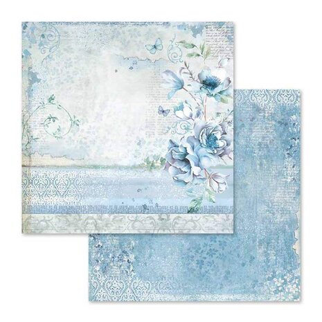 Stamperia Blue Land 12x12 Inch Paper Pack (SBBL47) Stamperia Blue Land 12x12 Inch Paper Pack (SBBL47)