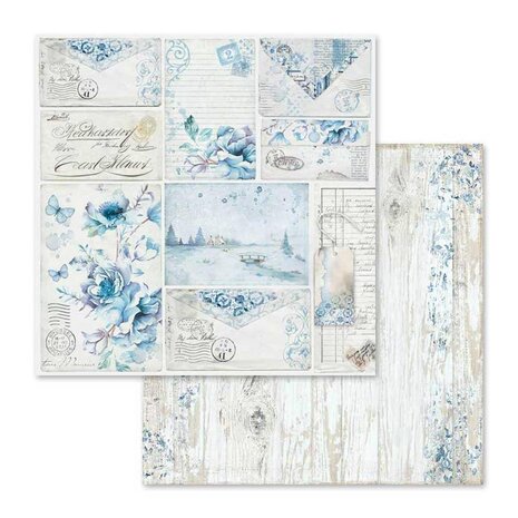 Stamperia Blue Land 12x12 Inch Paper Pack (SBBL47) Stamperia Blue Land 12x12 Inch Paper Pack (SBBL47)