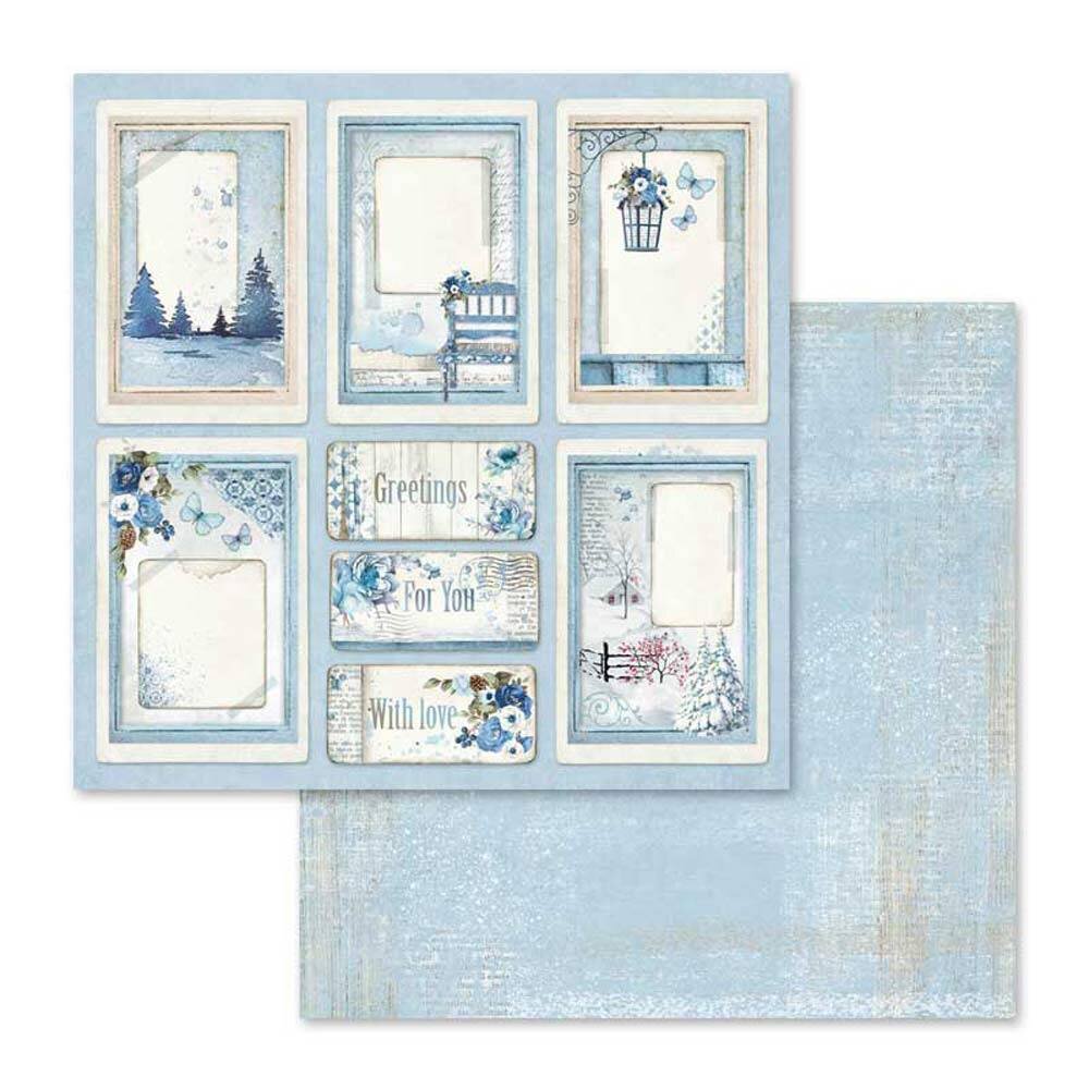 Stamperia Blue Land 12x12 Inch Paper Pack (SBBL47) Stamperia Blue Land 12x12 Inch Paper Pack (SBBL47)