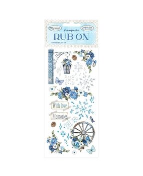 Stamperia Blue Land Rub-On 4x8.5 Inch (DFLRB34) Stamperia Blue Land Rub-On 4x8.5 Inch (DFLRB34)