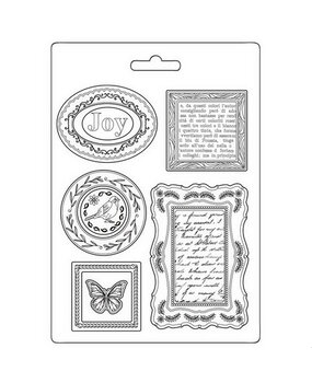 Stamperia Blue Land Soft Mould A5 Plates (K3PTA5653)* Stamperia Blue Land Soft Mould A5 Plates (K3PTA5653)*