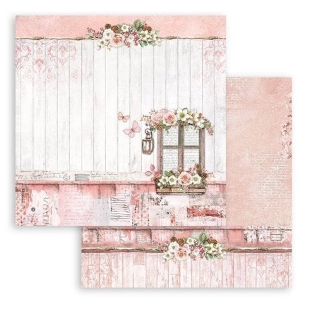 Stamperia Roseland 12x12 Inch Paper Pack (SBBL136) Stamperia Roseland 12x12 Inch Paper Pack (SBBL136)