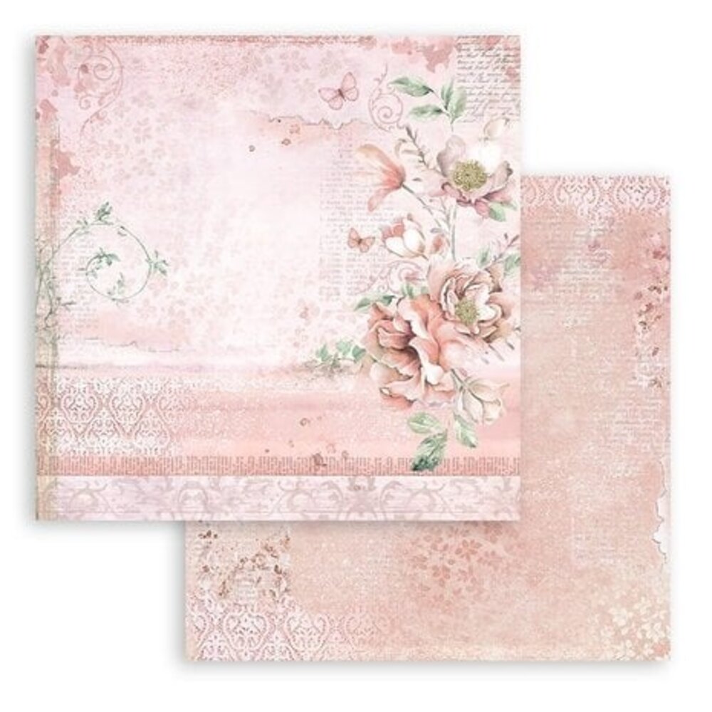 Stamperia Roseland 12x12 Inch Paper Pack (SBBL136) Stamperia Roseland 12x12 Inch Paper Pack (SBBL136)