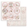Stamperia Roseland 8x8 Inch Paper Pack (SBBS85) Stamperia Roseland 8x8 Inch Paper Pack (SBBS85)