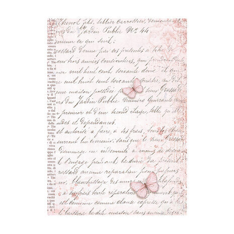 Stamperia Roseland Rice Paper Backgrounds A6 (DFSAK6006) Stamperia Roseland Rice Paper Backgrounds A6 (DFSAK6006)