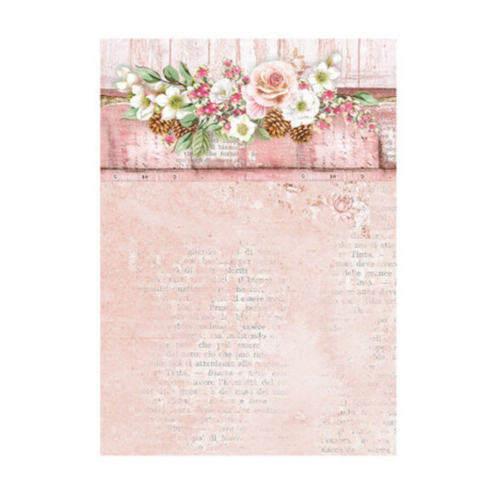 Stamperia Roseland Rice Paper Backgrounds A6 (DFSAK6006) Stamperia Roseland Rice Paper Backgrounds A6 (DFSAK6006)