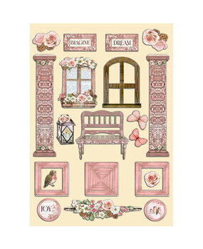 Stamperia Roseland Wooden Shapes A5 (KLSP142)