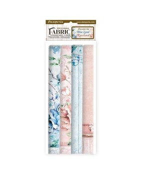 Stamperia Blue and Roseland 12x12 Inch Fabric Sheets (SBPLT15) Stamperia Blue and Roseland 12x12 Inch Fabric Sheets (SBPLT15)