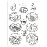 Stamperia Woodland Soft Mould A4 Oval Plates (K3PTA4568)