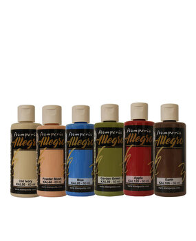 Stamperia Woodland Allegro Paint Kit (6pcs) (KALKIT42)* Stamperia Woodland Allegro Paint Kit (6pcs) (KALKIT42)*