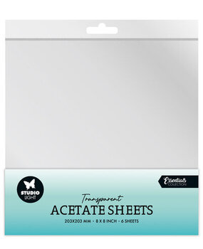 Studio Light Essentials Acetate Sheets 8x8 Inch Transparent (SL-CO-ACS05) Studio Light Essentials Acetate Sheets 8x8 Inch Transparent (SL-CO-ACS05)