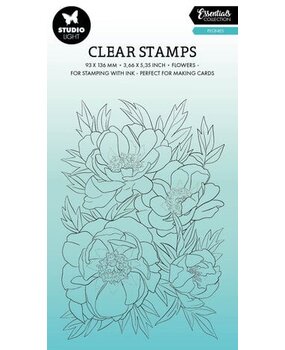 Studio Light Essentials Clear Stamps Peonies (SL-ES-STAMP541)*