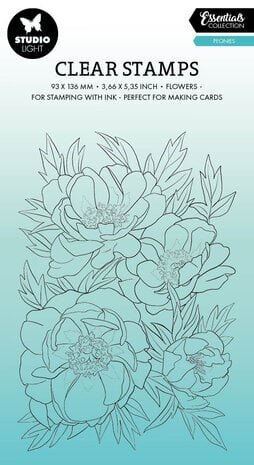 Studio Light Essentials Clear Stamps Peonies (SL-ES-STAMP541)