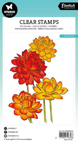Studio Light Essentials Clear Stamps Little Dahlias (SL-ES-STAMP542) Studio Light Essentials Clear Stamps Little Dahlias (SL-ES-STAMP542)