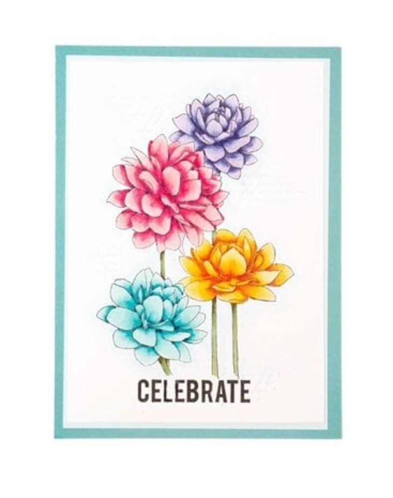 Studio Light Essentials Clear Stamps Little Dahlias (SL-ES-STAMP542) Studio Light Essentials Clear Stamps Little Dahlias (SL-ES-STAMP542)