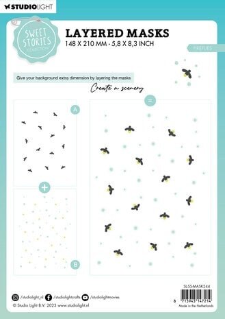 Studio Light Sweet Stories Masking Stencil Fireflies (SL-SS-MASK244) Studio Light Sweet Stories Masking Stencil Fireflies (SL-SS-MASK244)