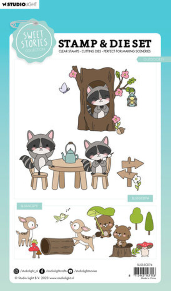 Studio Light Sweet Stories Stamp & Die Outdoorsy (SL-SS-SCD74) Studio Light Sweet Stories Stamp & Die Outdoorsy (SL-SS-SCD74)