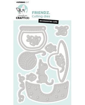 Creative Craftlab Friendz Dies Cats Accessoires (CCL-FR-CD742) Creative Craftlab Friendz Dies Cats Accessoires (CCL-FR-CD742)
