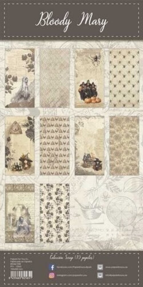 Papers For You Bloody Mary Slimline Paper Pack (10pcs) (PFY-12565) Papers For You Bloody Mary Slimline Paper Pack (10pcs) (PFY-12565)