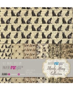 Papers For You Bloody Mary 12x12 Inch Vellum Pack (6pcs) (PFY-12577) Papers For You Bloody Mary 12x12 Inch Vellum Pack (6pcs) (PFY-12577)