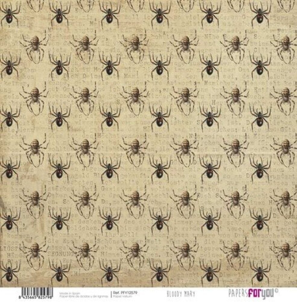 Papers For You Bloody Mary 12x12 Inch Vellum Pack (6pcs) (PFY-12577)