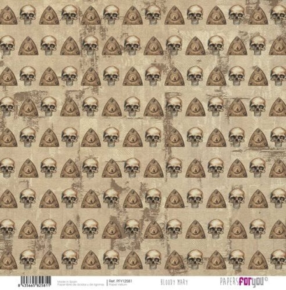 Papers For You Bloody Mary 12x12 Inch Vellum Pack (6pcs) (PFY-12577)