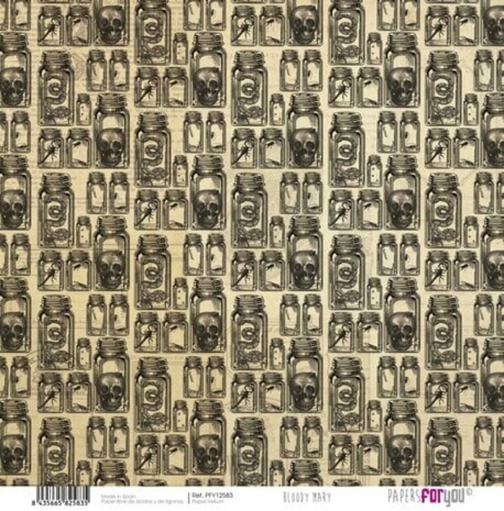 Papers For You Bloody Mary 12x12 Inch Vellum Pack (6pcs) (PFY-12577)