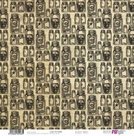 Papers For You Bloody Mary 12x12 Inch Vellum Pack (6pcs) (PFY-12577)