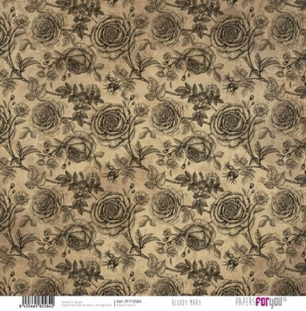 Papers For You Bloody Mary 12x12 Inch Vellum Pack (6pcs) (PFY-12577)