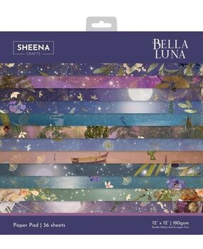 Sheena Bella Luna 12x12 Inch Paper Pad (SD-BL-PAD12)