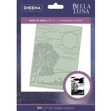 Sheena Bella Luna Embossing Folder Dusk to Dawn (SD-BL-EF5-DTD)