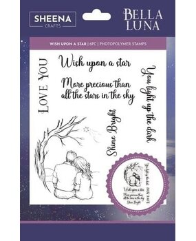 Sheena Bella Luna Clear Stamps Wish Upon a Star (SD-BL-STP-WUAS)